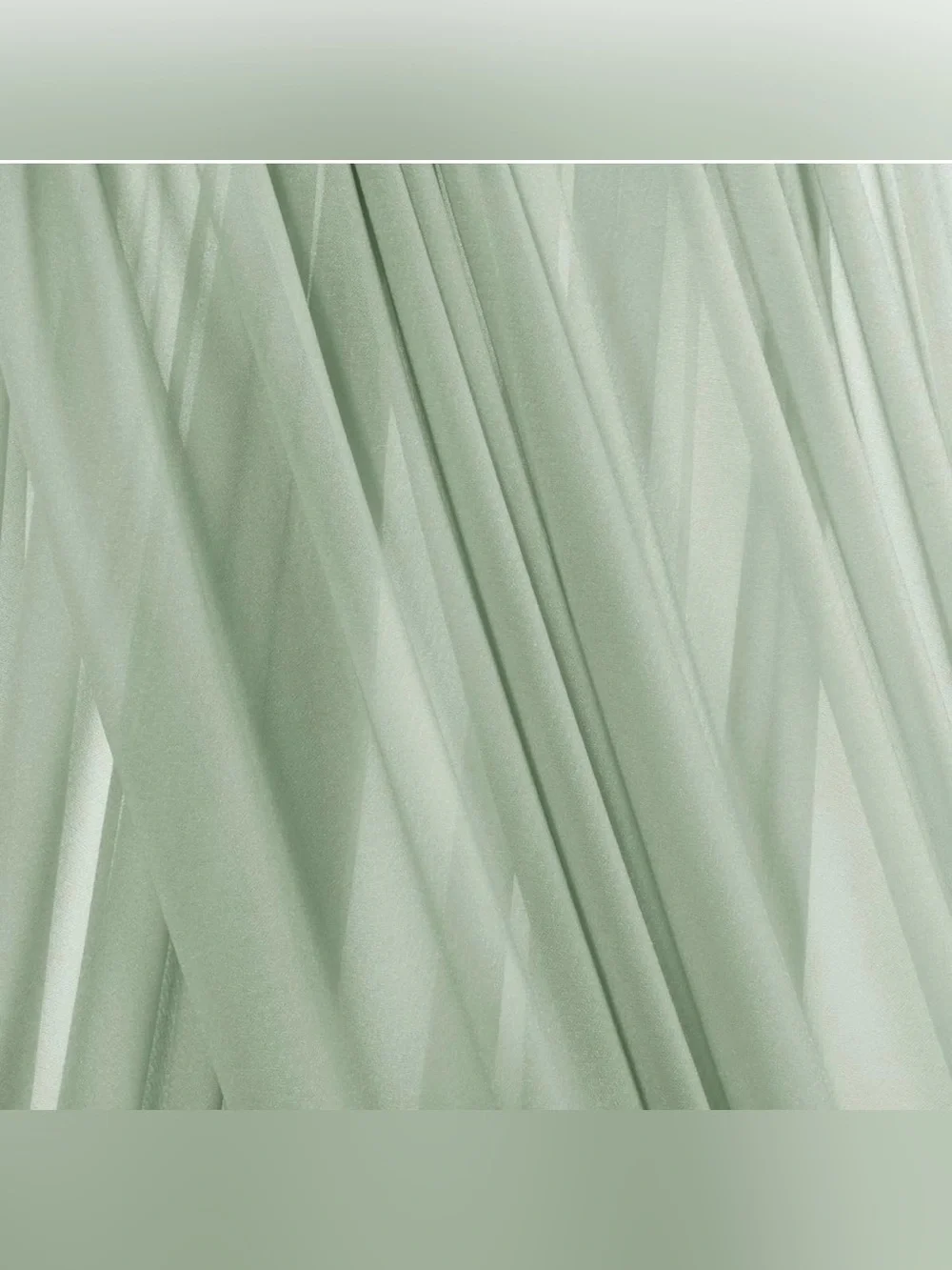 Sage Green Wedding / Party Arch Shimmery Draping Fabric, 29